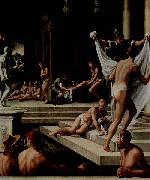 Girolamo Macchietti Baths at Pozzuoli oil painting on canvas